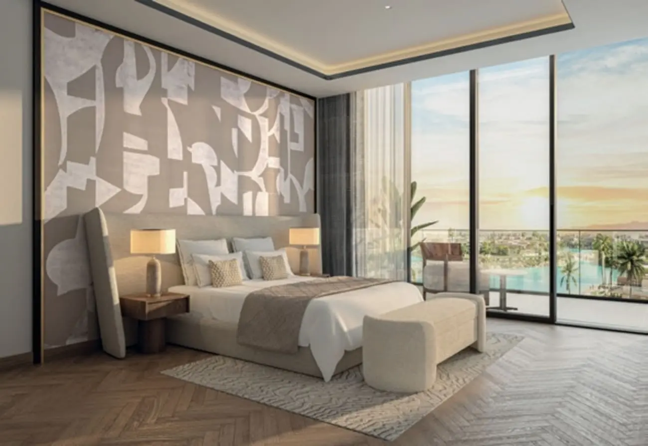 Wasl by Azizi contemporary apartment living area