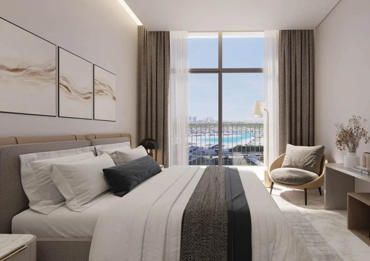 350 Riverside Crescent bedroom interior