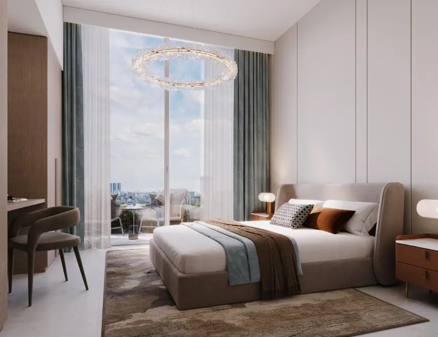 Azizi Wares bedroom interior in Dubai