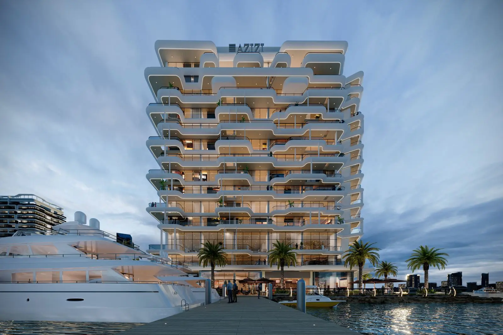 Wasl by Azizi waterfront residential exterior in Dubai