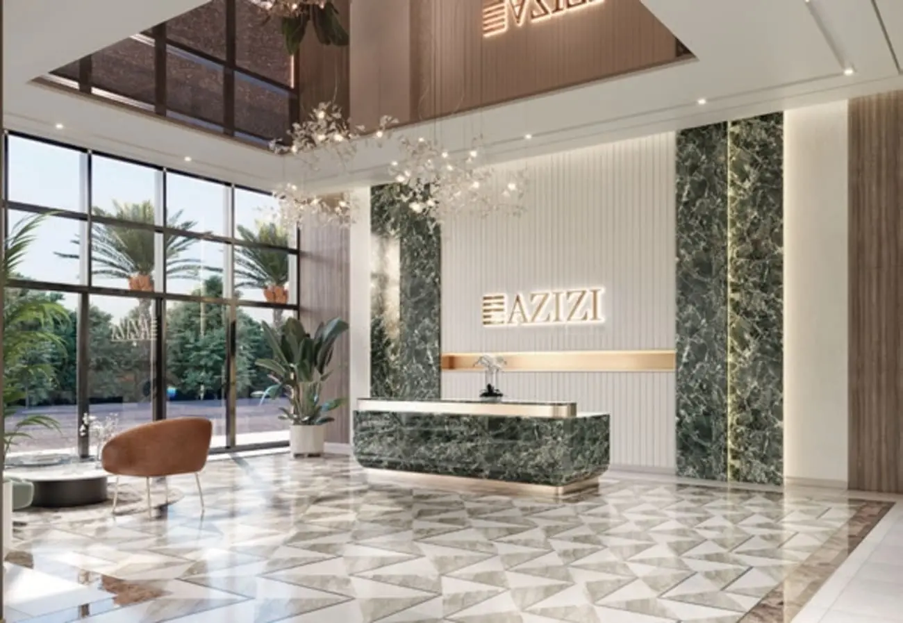 Wasl by Azizi modern residential entrance and amenities