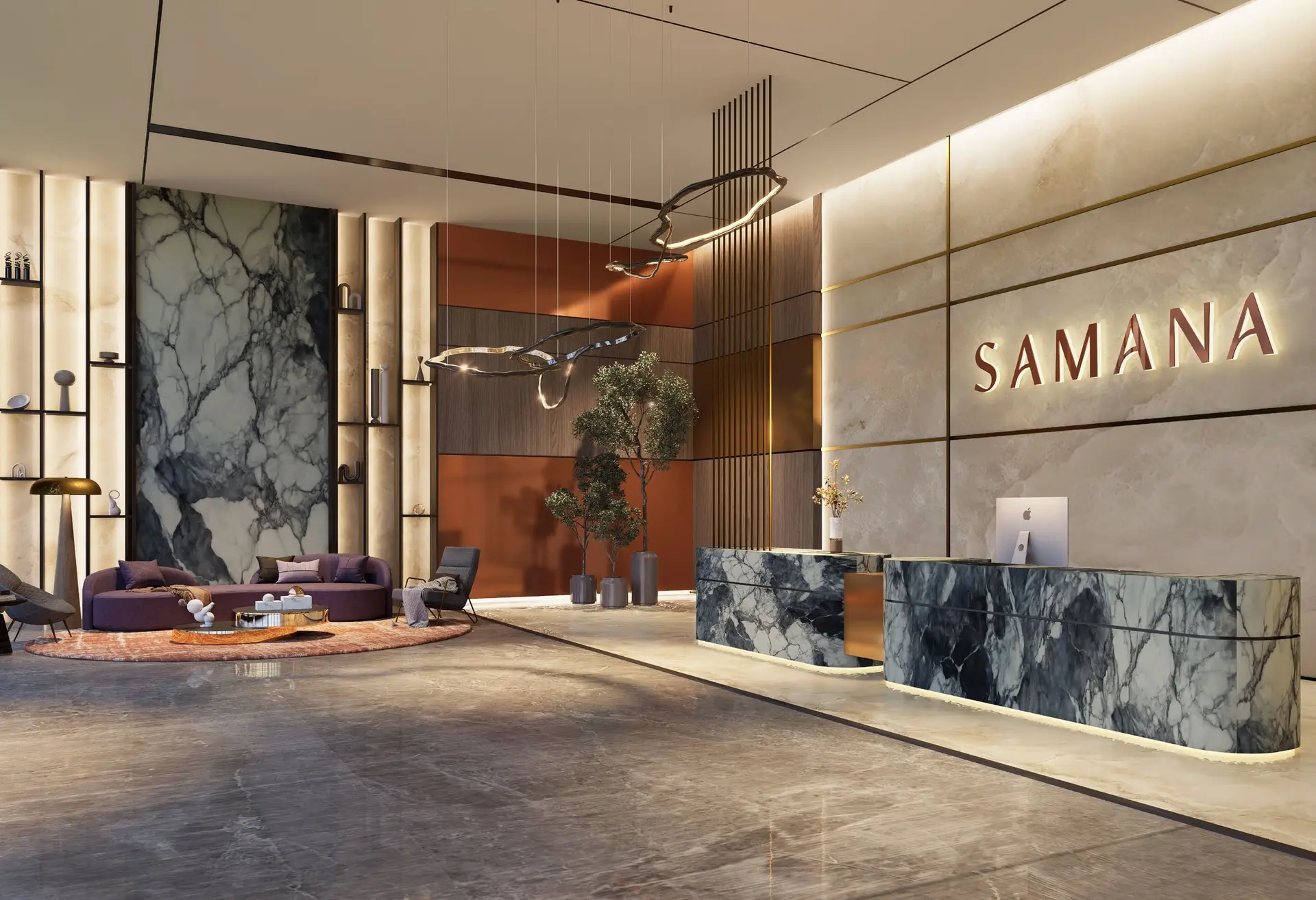 SAMANA Ocean Crest premium residential interior in Dubai