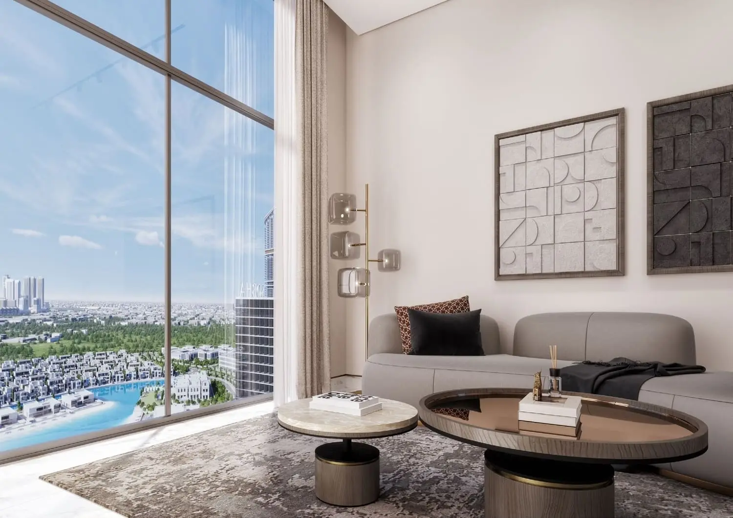 350 Riverside Crescent apartment interior by Sobha