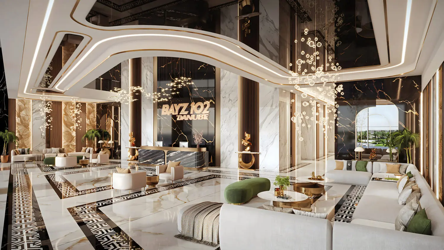 Bayz 102 by Danube luxury residential interior and amenities
