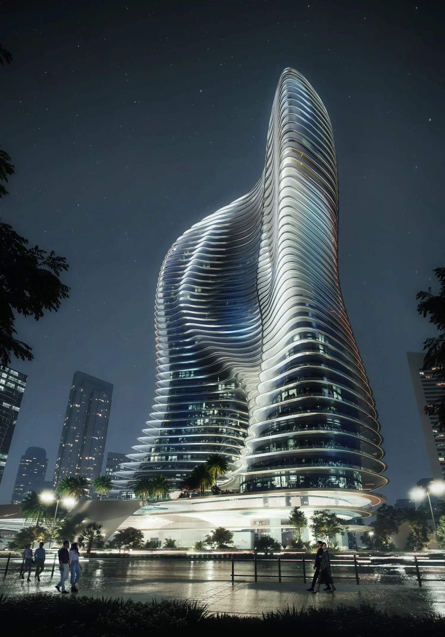 Bugatti Residences by Binghatti exterior in Business Bay Dubai