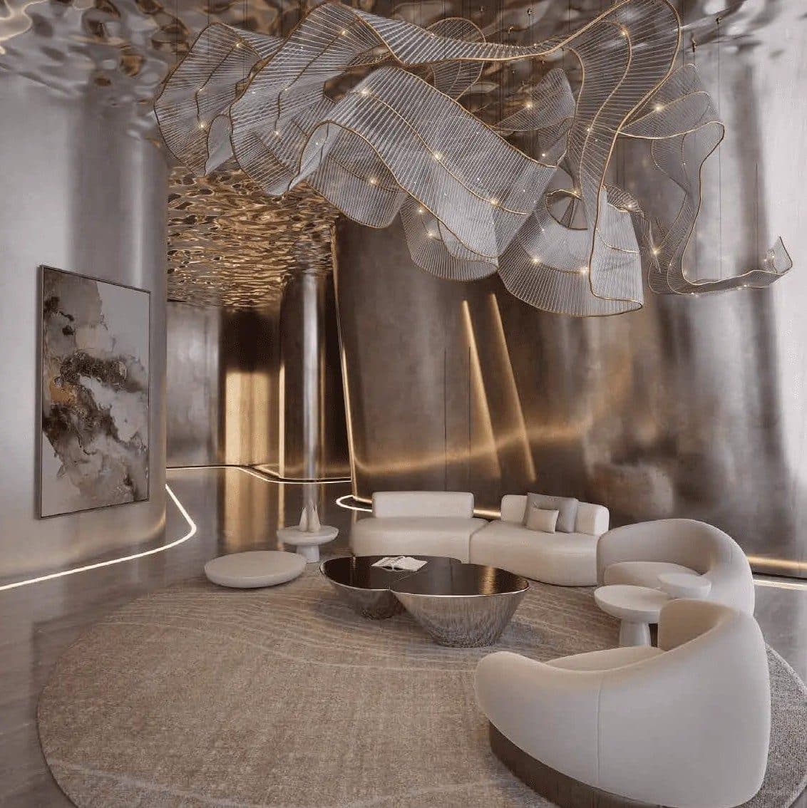 DO Residences Dubai Islands luxury apartment interior
